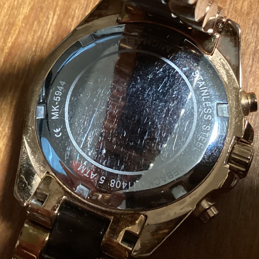Michael Kors Bradshaw Chronograph Rose Gold Tone Brown Women’s Watch MK5944 - Picture 11 of 11